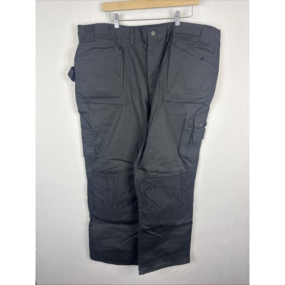 Blaklader Workwear Pants Black 44x30 Utility Cargo Reinforced Knee Tradesman - Picture 2 of 8